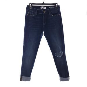 DL1961 Womens Size 27 Solid Blue Florence Skinny Jeans